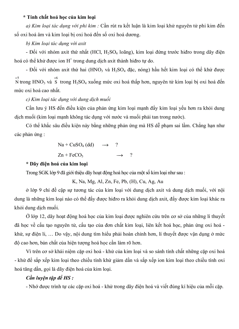 image for page Thiết kế E Book hỗ trợ khả năng tự học của học sinh lớp 12 chương Đại cương về kim loại chương trình cơ bản