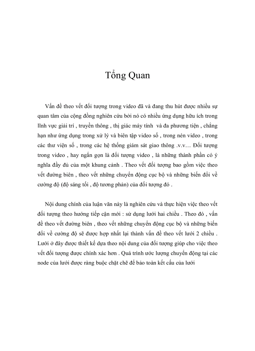 image for page Sử dụng lưới hai chiều để theo vết đối tượng trong Video