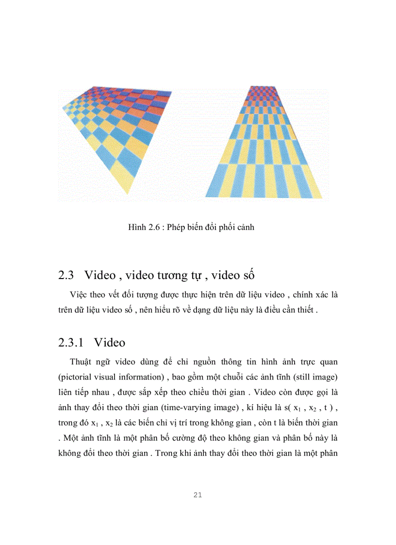 image for page Sử dụng lưới hai chiều để theo vết đối tượng trong Video