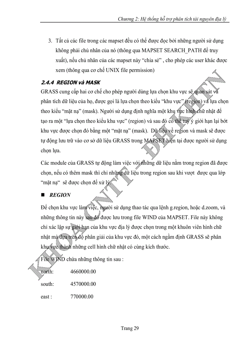 image for page Nghiên cứu chuyển đổi phần mềm grass từ nền unix lên windows