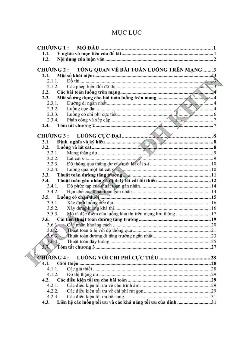 image for page Nghiên cứu một số vấn đề của lý thuyết đồ thị ứng dụng trong giải quyết một số bài toán thực tế