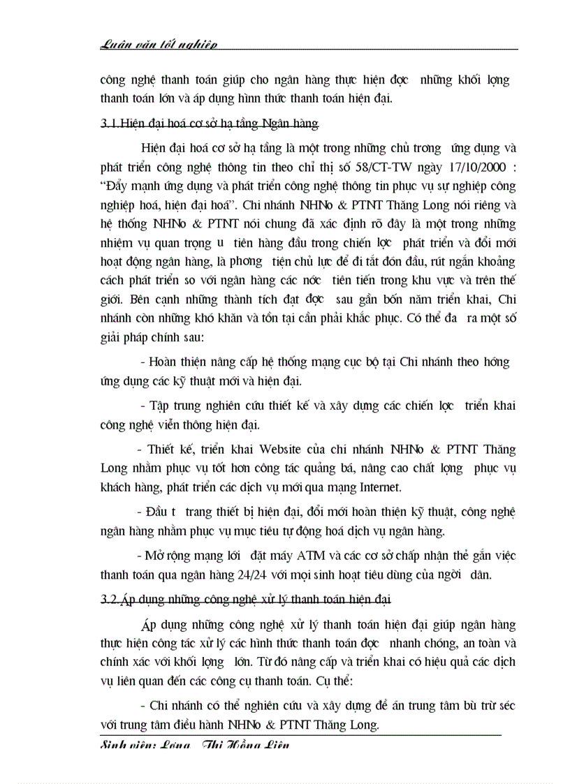 image for page Thực trạng hoạt động thanh toán không dùng tiền mặt tại Chi nhánh NHNo PTNT Thăng Long
