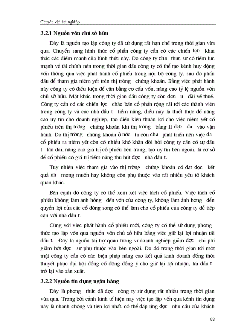 image for page Giải pháp chủ yếu tạo lập vốn cho hoạt động sản xuất kinh doanh ở Công ty cổ phần May Thăng Long