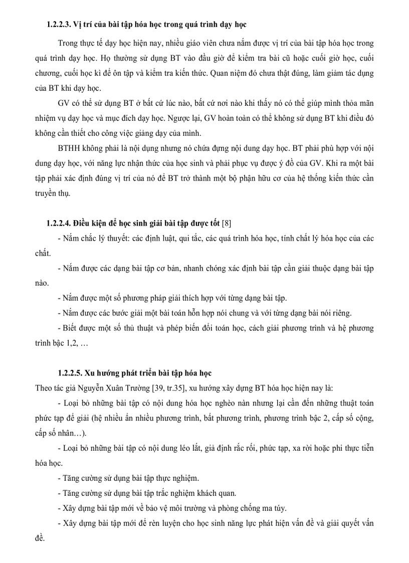 image for page Xây dựng hệ thống bài tập hóa học nhằm nâng cao hiệu quả dạy học phần Hydrocacbon lớp 11 Trung Học Phổ Thông