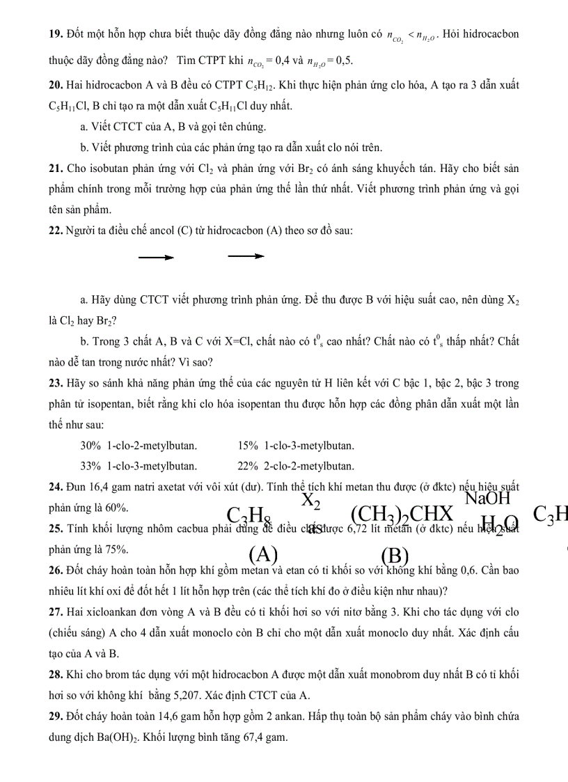 image for page Xây dựng hệ thống bài tập hóa học nhằm nâng cao hiệu quả dạy học phần Hydrocacbon lớp 11 Trung Học Phổ Thông