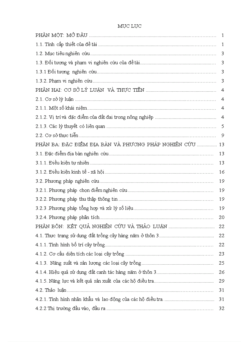 image for page Tìm hiểu hiệu quả sử dụng đất trồng cây hàng năm ở thôn 3 xã Eawy huyện Ea Hleo tỉnh Đăk Lăk