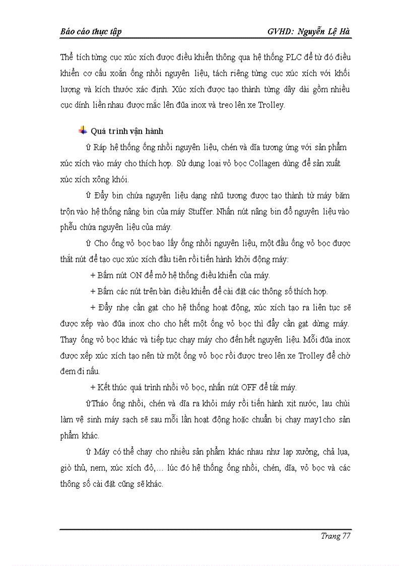 image for page Quy trình sản xuất xúc xích xông khói