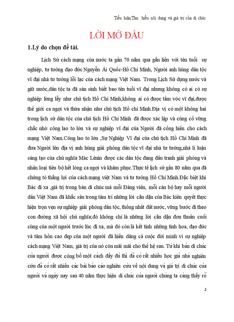 image for page Tìm hiểu nội dung và giá trị của Di chúc