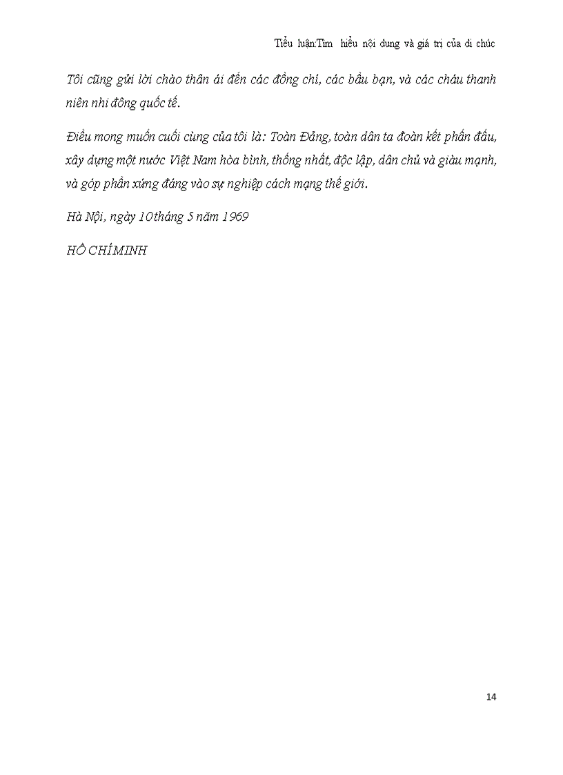 image for page Tìm hiểu nội dung và giá trị của Di chúc