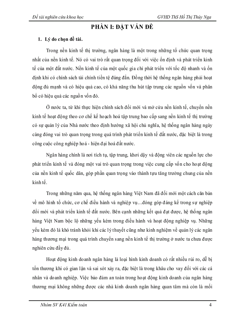 image for page Tìm hiểu hệ thống kiểm soát nội bộ nghiệp vụ cho vay khách hàng doanh nghiệp tại Ngân hàng Techcombank chi nhánh Huế