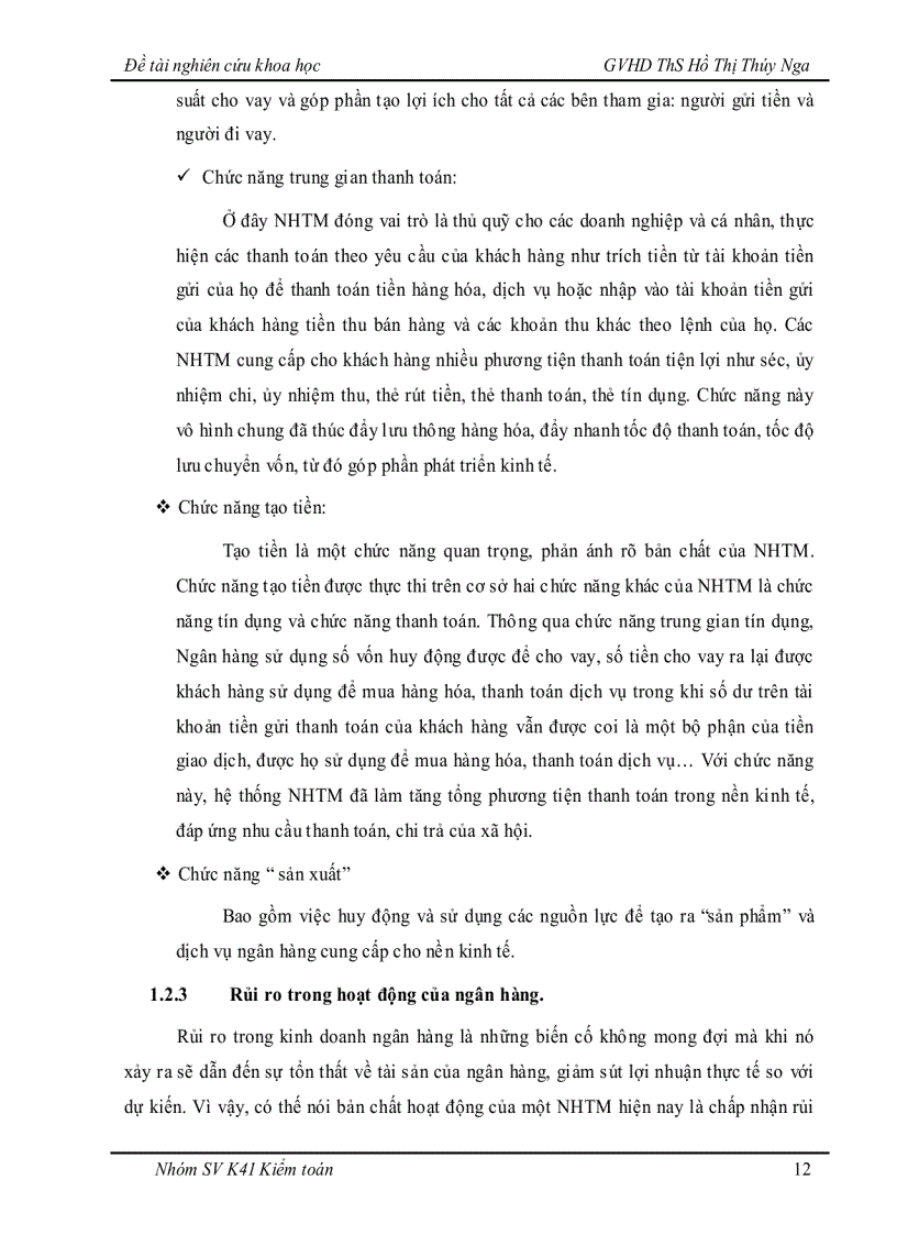 image for page Tìm hiểu hệ thống kiểm soát nội bộ nghiệp vụ cho vay khách hàng doanh nghiệp tại Ngân hàng Techcombank chi nhánh Huế