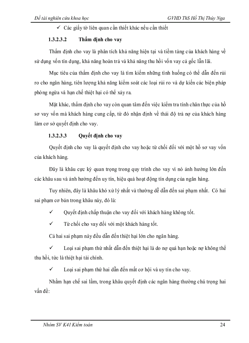 image for page Tìm hiểu hệ thống kiểm soát nội bộ nghiệp vụ cho vay khách hàng doanh nghiệp tại Ngân hàng Techcombank chi nhánh Huế