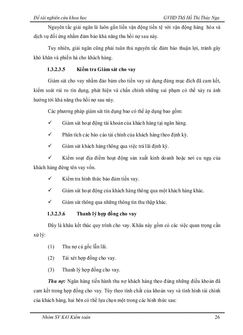 image for page Tìm hiểu hệ thống kiểm soát nội bộ nghiệp vụ cho vay khách hàng doanh nghiệp tại Ngân hàng Techcombank chi nhánh Huế