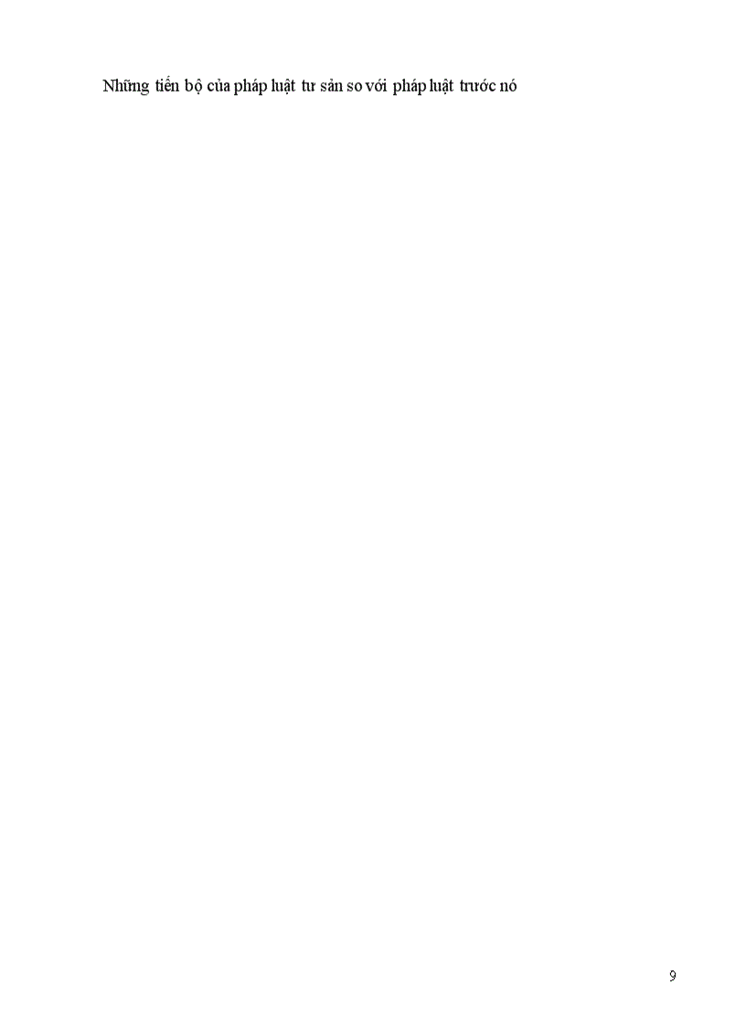 image for page Những tiến bộ của pháp luật tư sản so với pháp luật trước nó