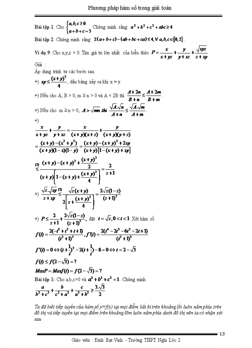 image for page Phương pháp hàm số trong giải toán