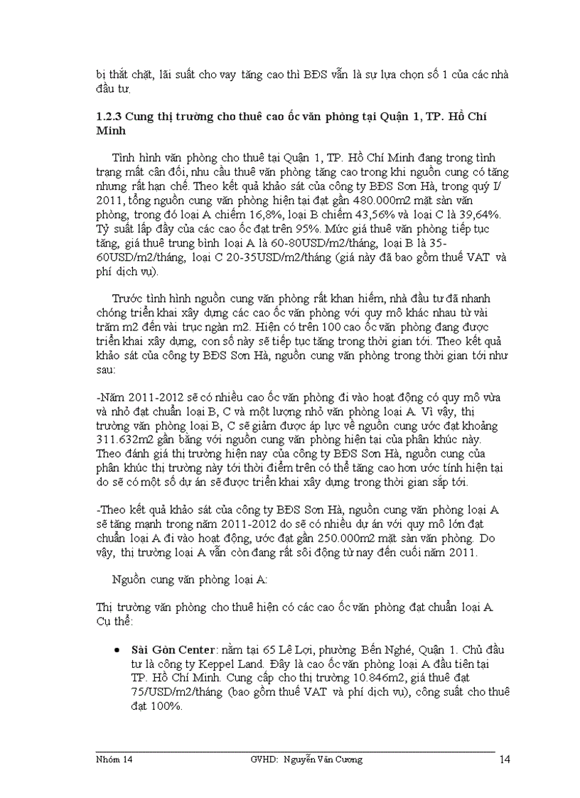 image for page Tìm hiểu thị trường cho thuê văn phòng khu vực Quận 1 TP Hồ Chí Minh