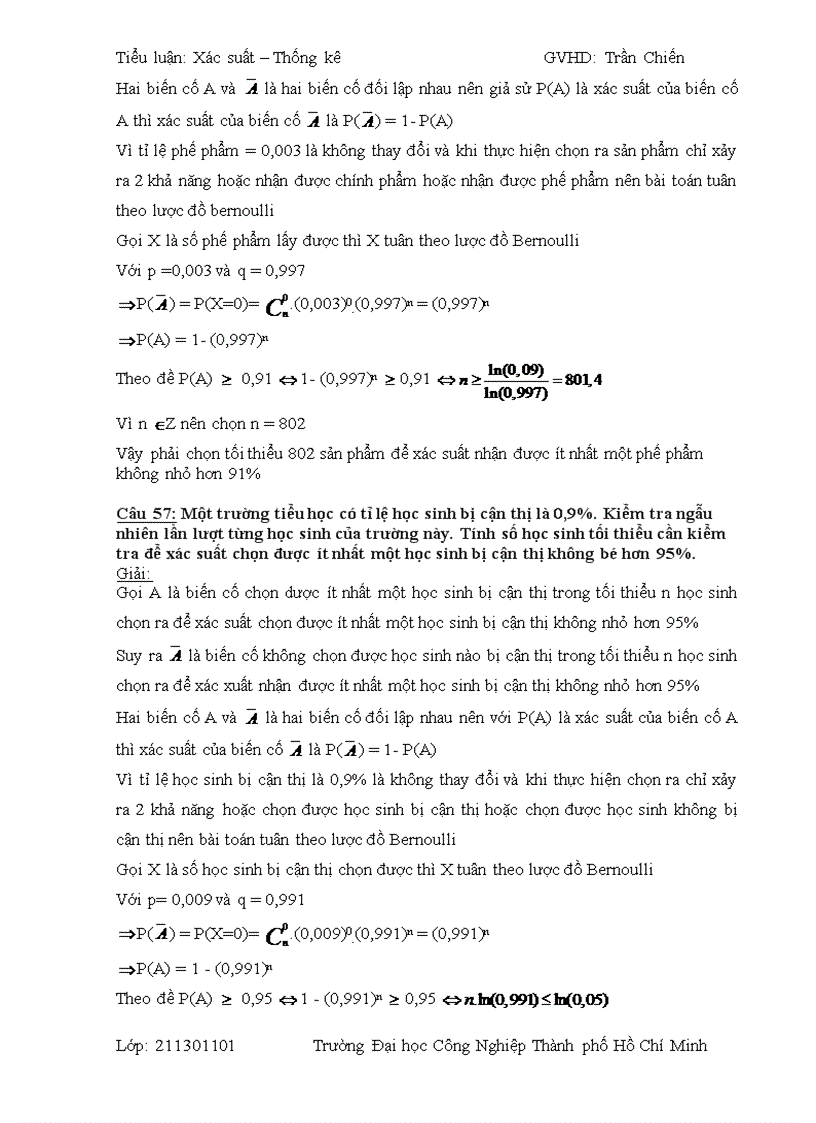 image for page Định lý giới hạn trung tâm các xấp xỉ xác suất và bài tập