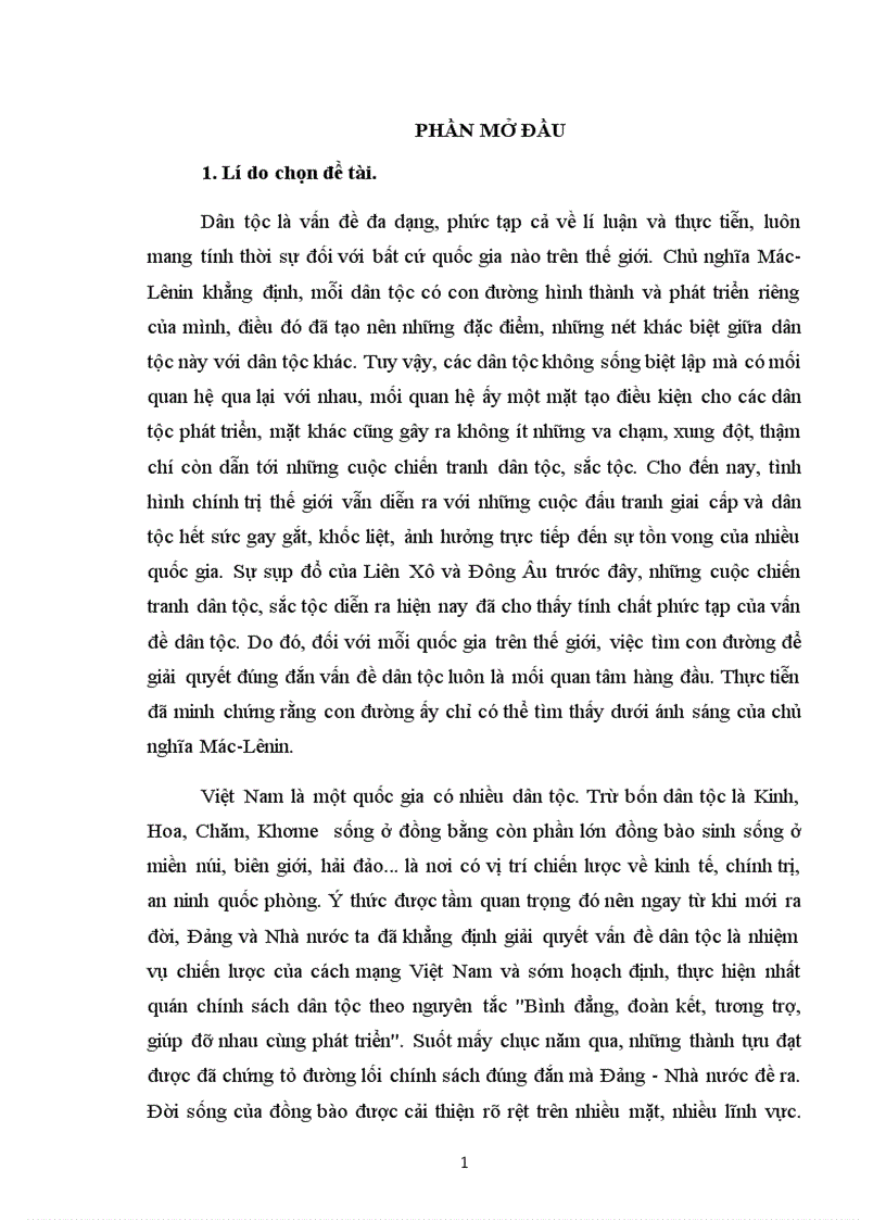 image for page Thực hiện chính sách dân tộc của Đảng và Nhà nước trong giai đoạn hiện nay