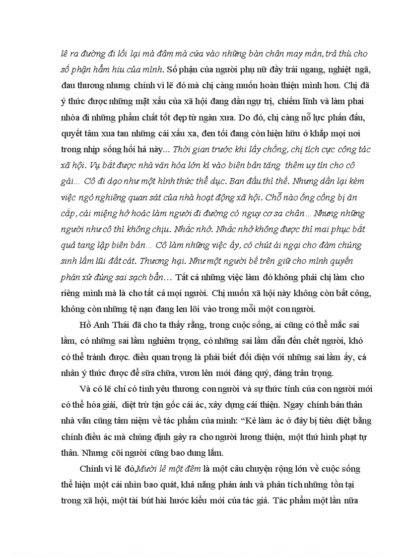 image for page Quan niệm nghệ thuật về con người trong tiểu thuyết Mười lẻ một đêm của Hồ Anh Thái