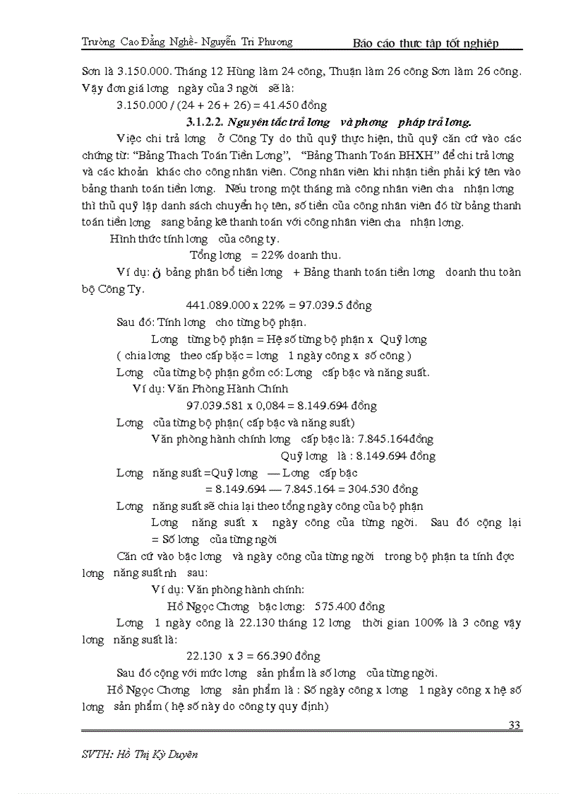 image for page Kế toán tiền lương và các khoản trích theo lương tại Công ty TNHH Hồng Nhật