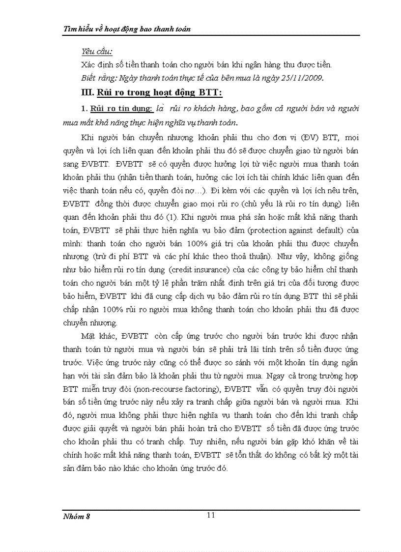 image for page Tìm hiểu về hoạt động bao thanh toán