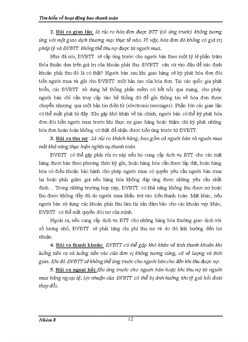 image for page Tìm hiểu về hoạt động bao thanh toán