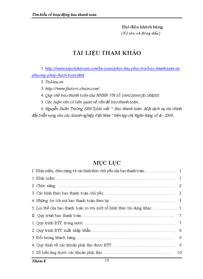 image for page Tìm hiểu về hoạt động bao thanh toán