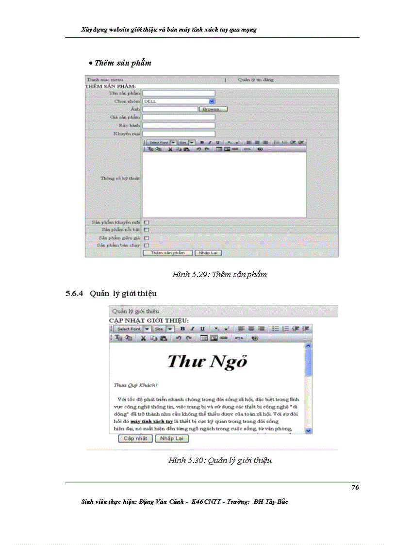 image for page Xây dựng website giới thiệu và bán máy tính xách tay qua mạng
