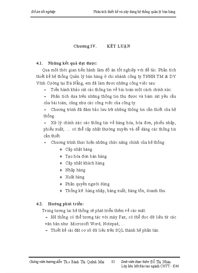 image for page Phân tích thiết kế và xây dựng hệ thống quản lý bán hàng