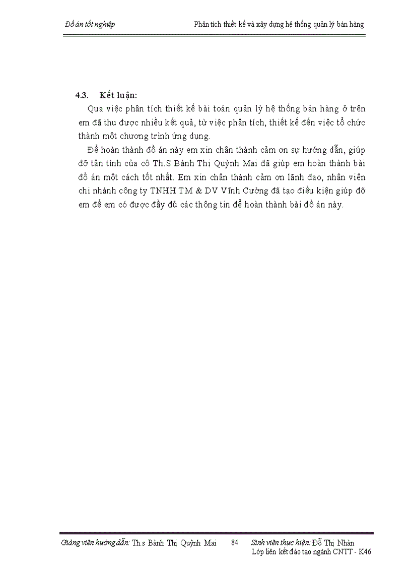 image for page Phân tích thiết kế và xây dựng hệ thống quản lý bán hàng
