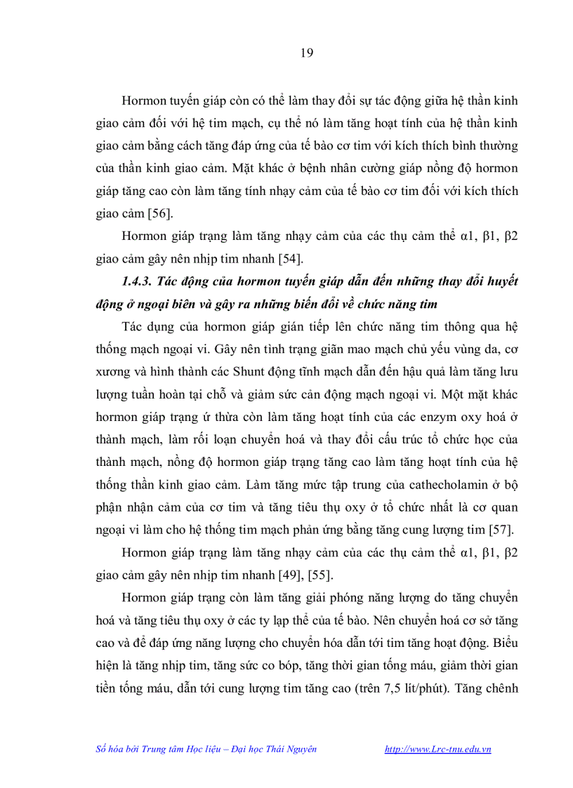 image for page Nghiên cứu mối liên quan giữa triệu chứng tim mạch với một số triệu chứng lâm sàng cận lâm sàng ở bệnh nhân Basedow điều trị tại Bệnh viện Nội tiếtTW