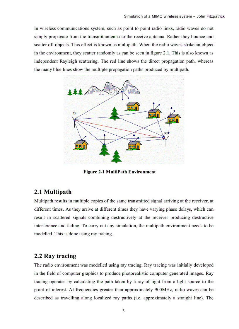 image for page Simulation of a Multiple Input Multiple Output MIMO wireless system