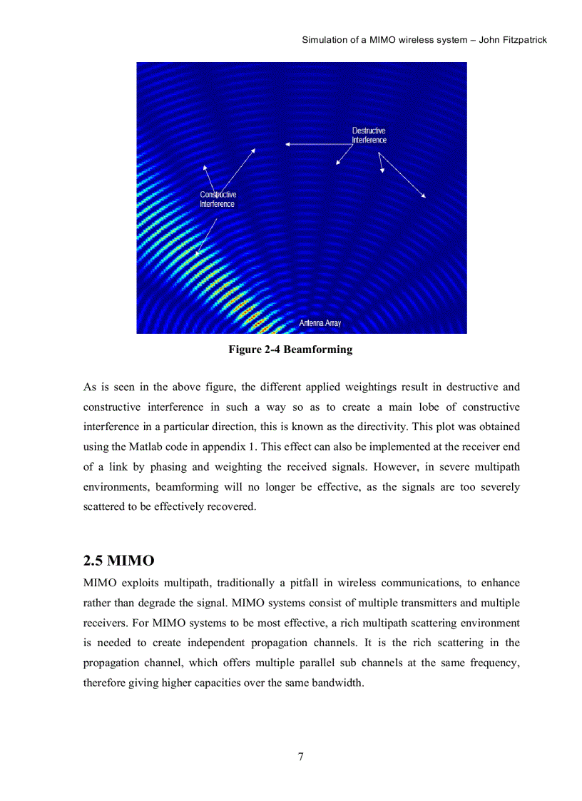 image for page Simulation of a Multiple Input Multiple Output MIMO wireless system