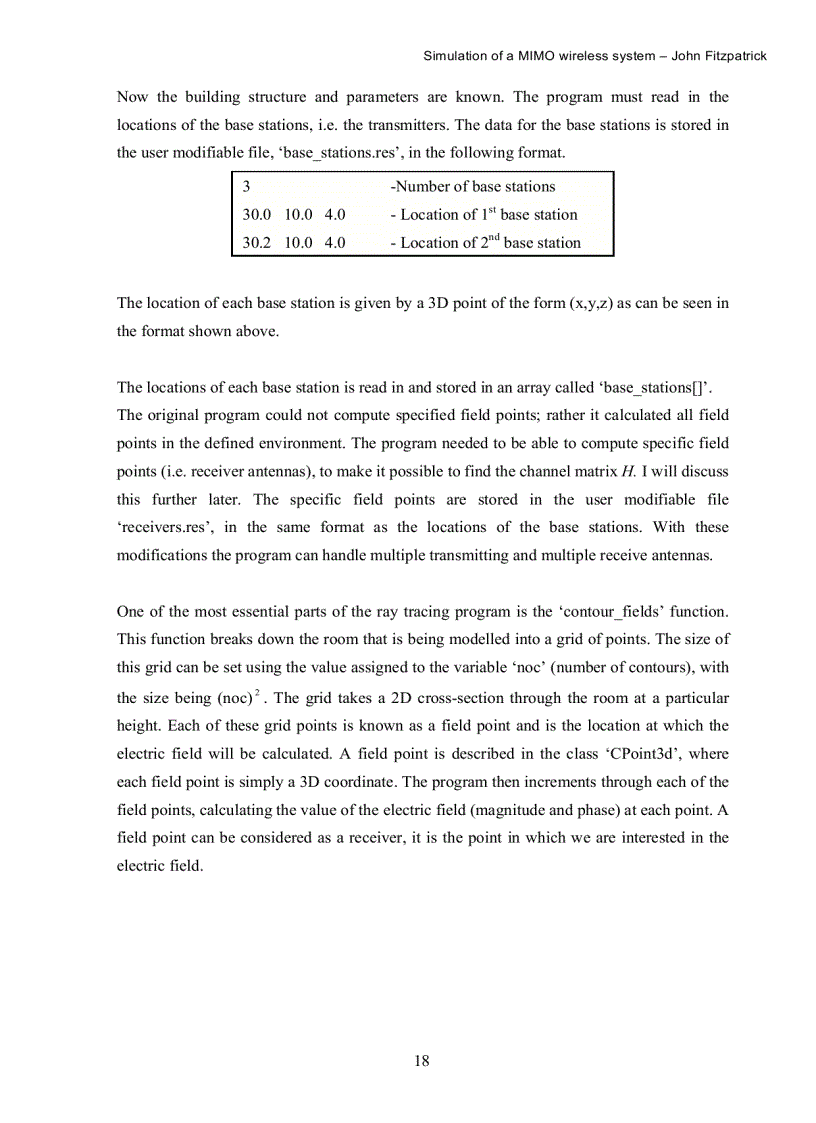 image for page Simulation of a Multiple Input Multiple Output MIMO wireless system