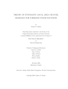 Theory of stochastic local area channel modeling for wireless communications