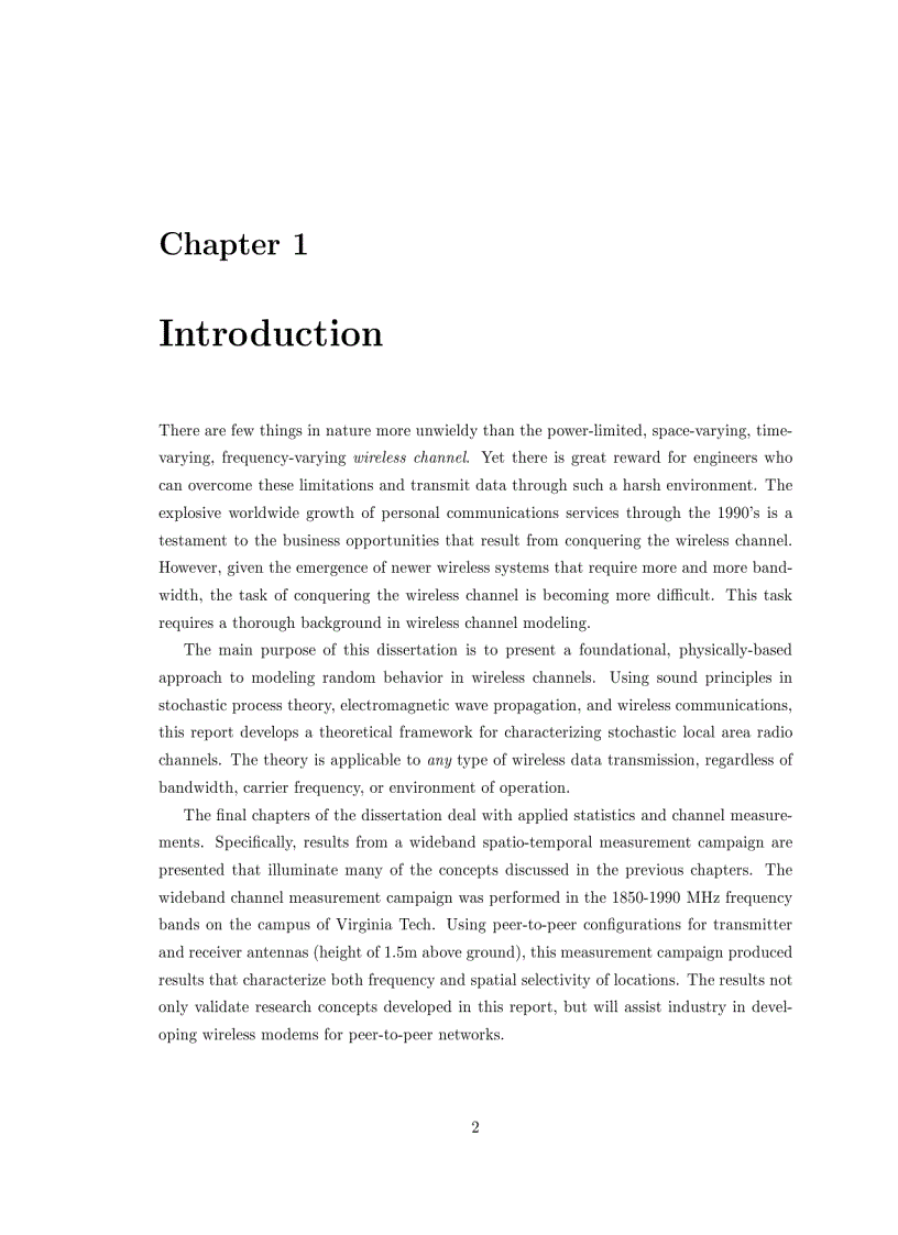 image for page Theory of stochastic local area channel modeling for wireless communications