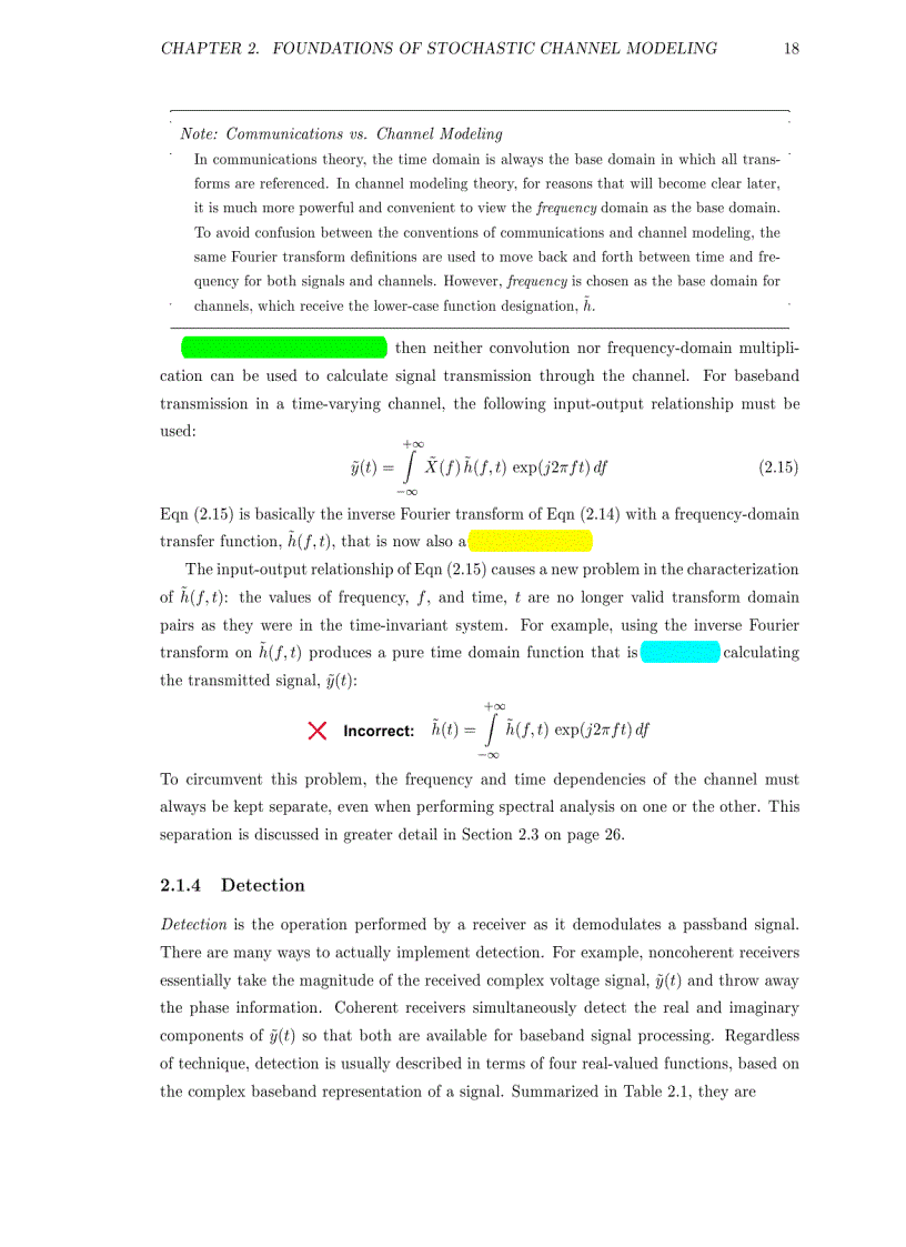 image for page Theory of stochastic local area channel modeling for wireless communications