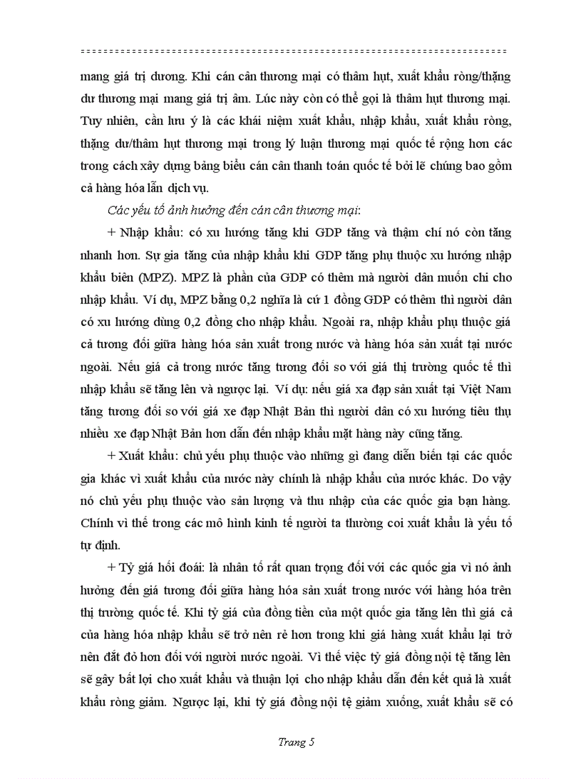 image for page Cán cân thanh tóan quốc tế