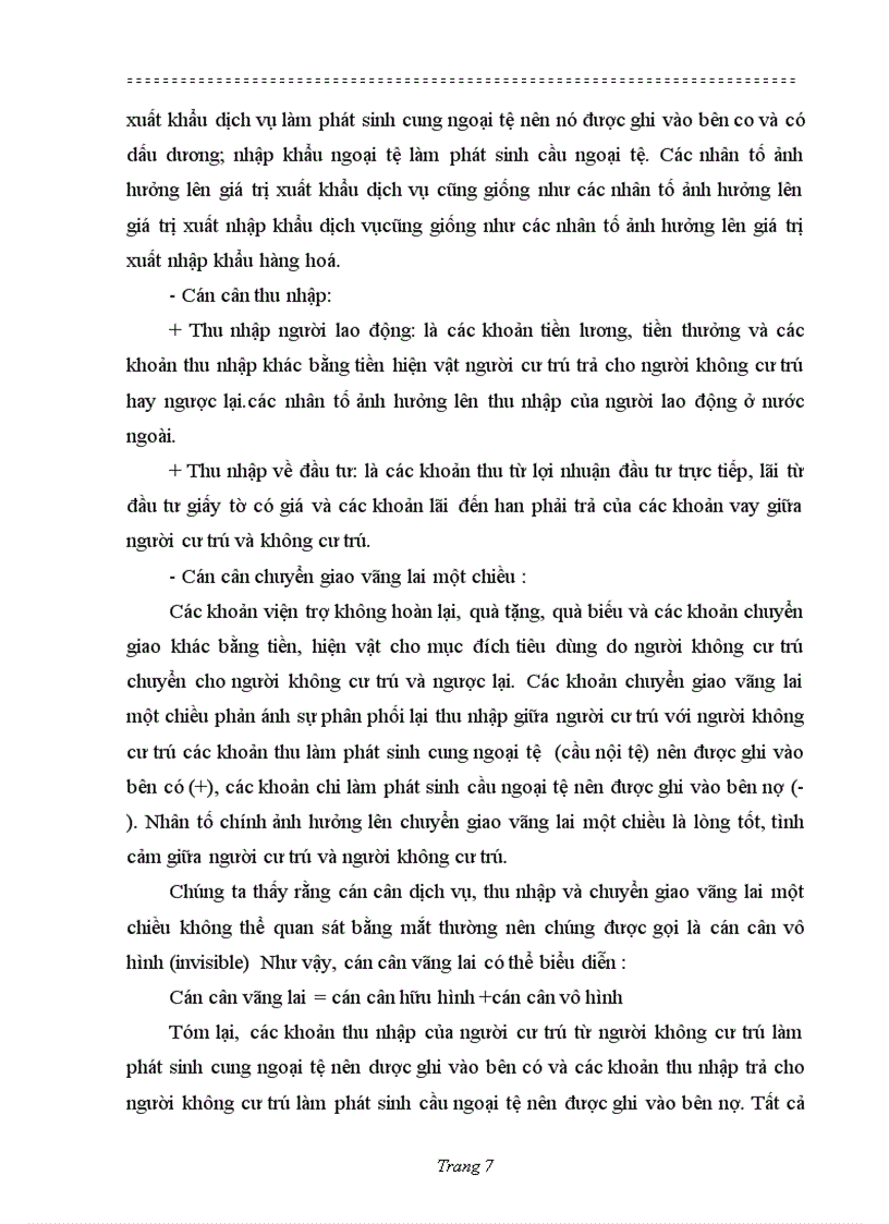 image for page Cán cân thanh tóan quốc tế