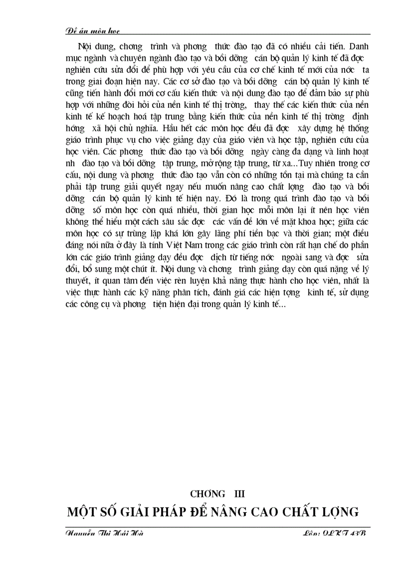 image for page Nâng cao chất lượng đào tạo và bồi dưỡng cán bộ quản lý kinh tế ở nước ta hiện nay