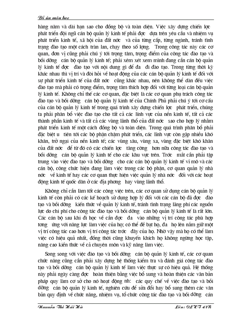 image for page Nâng cao chất lượng đào tạo và bồi dưỡng cán bộ quản lý kinh tế ở nước ta hiện nay