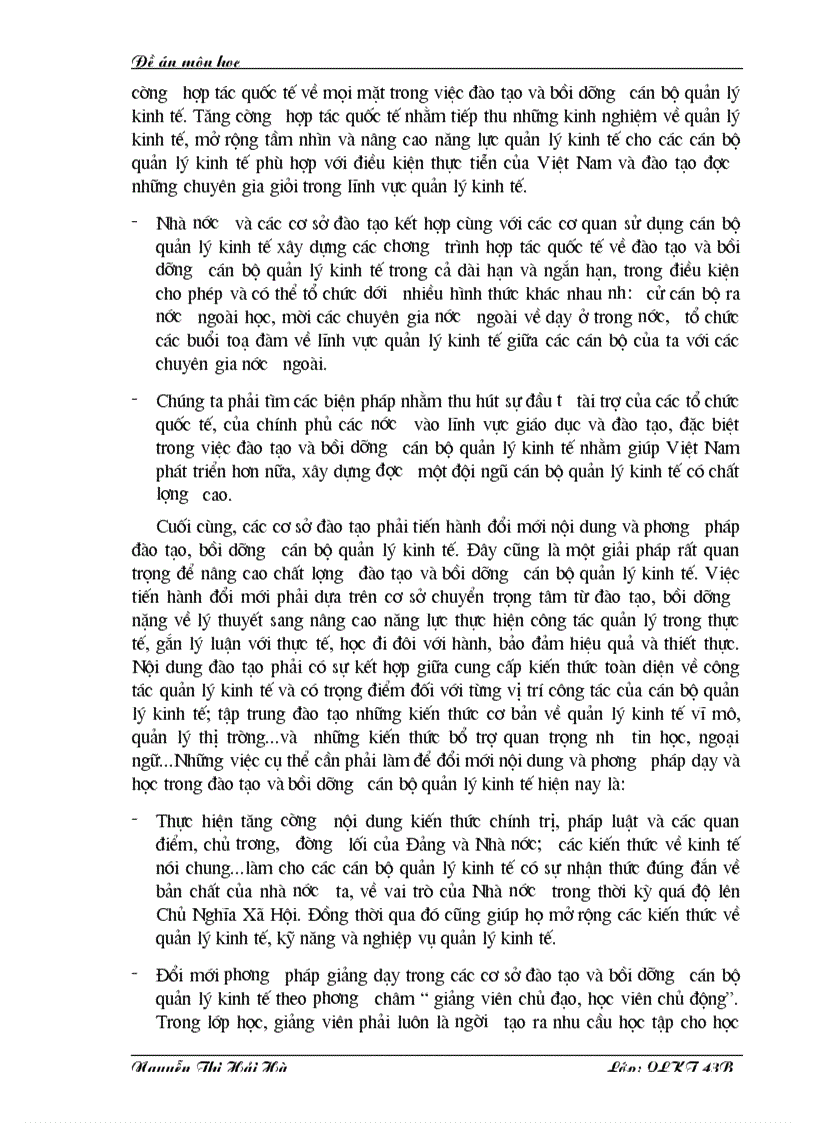 image for page Nâng cao chất lượng đào tạo và bồi dưỡng cán bộ quản lý kinh tế ở nước ta hiện nay