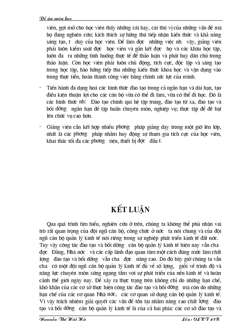 image for page Nâng cao chất lượng đào tạo và bồi dưỡng cán bộ quản lý kinh tế ở nước ta hiện nay