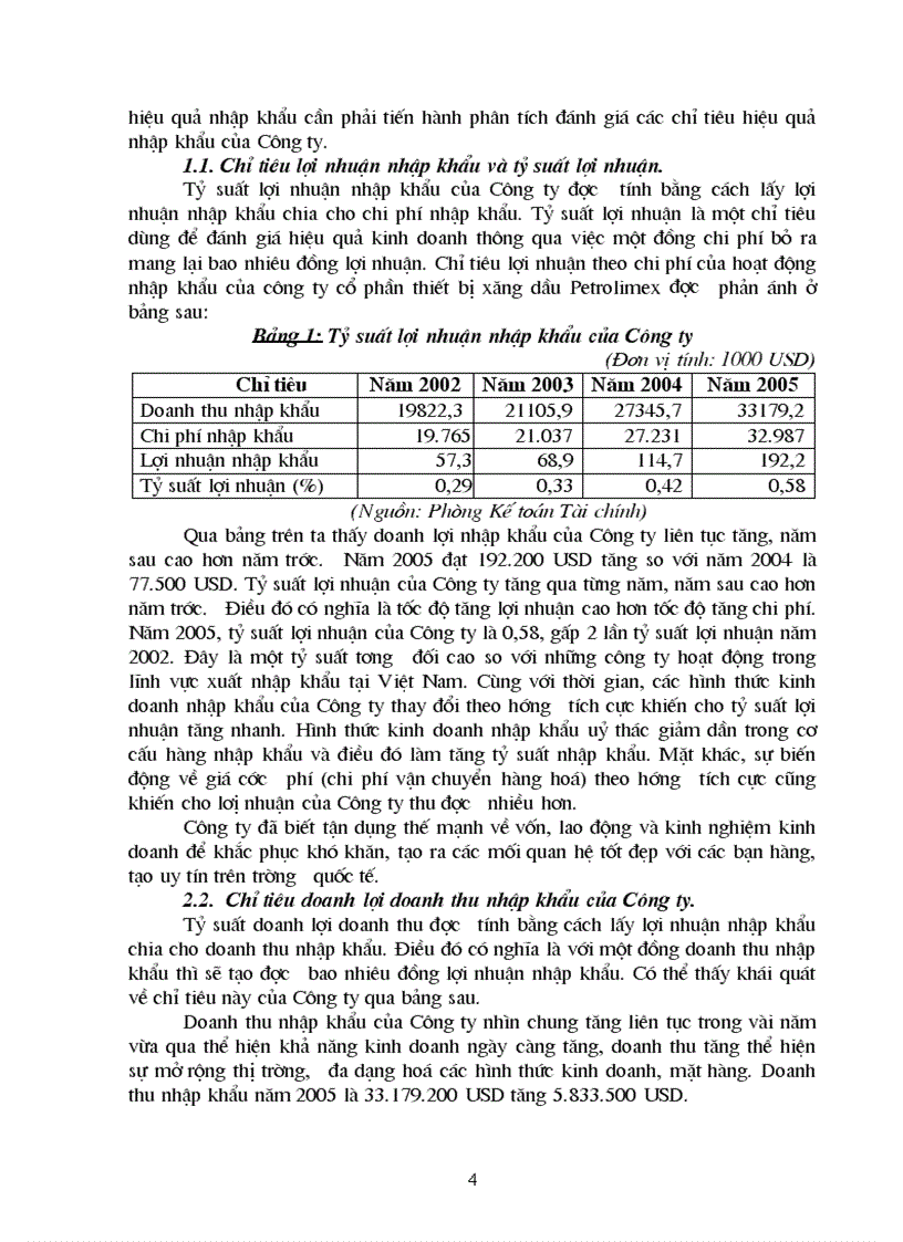 image for page Tình hình kinh doanh nhập khẩu hàng hoá tại công ty cổ phần thiết bị xăng dầu petrolimex