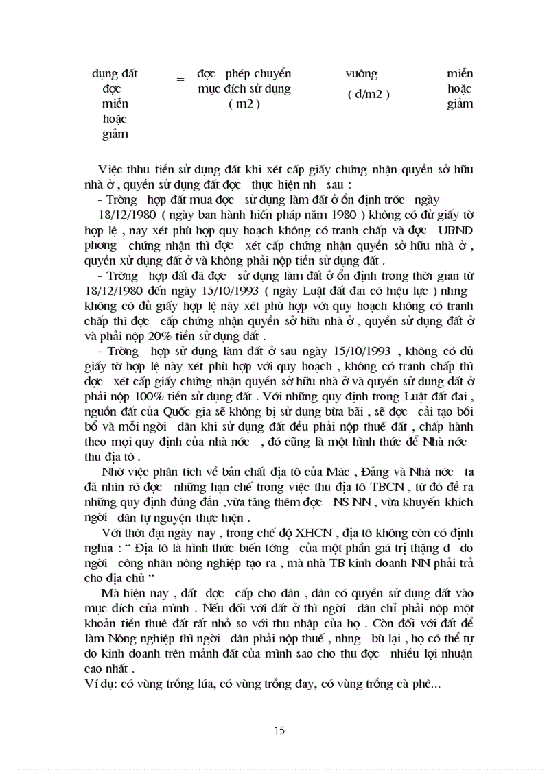 image for page Lí luận về địa tô của Mác trong luật đất đai thuế nông nghiệp và việc thuê đất ở Việt Nam