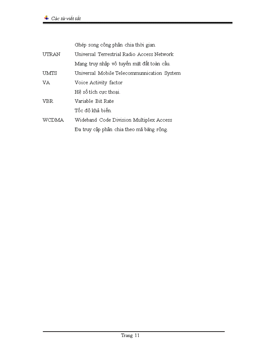 image for page Giới thiệu hệ thống thông tin di động GSM và Công nghệ di động thế hệ ba W CDMA