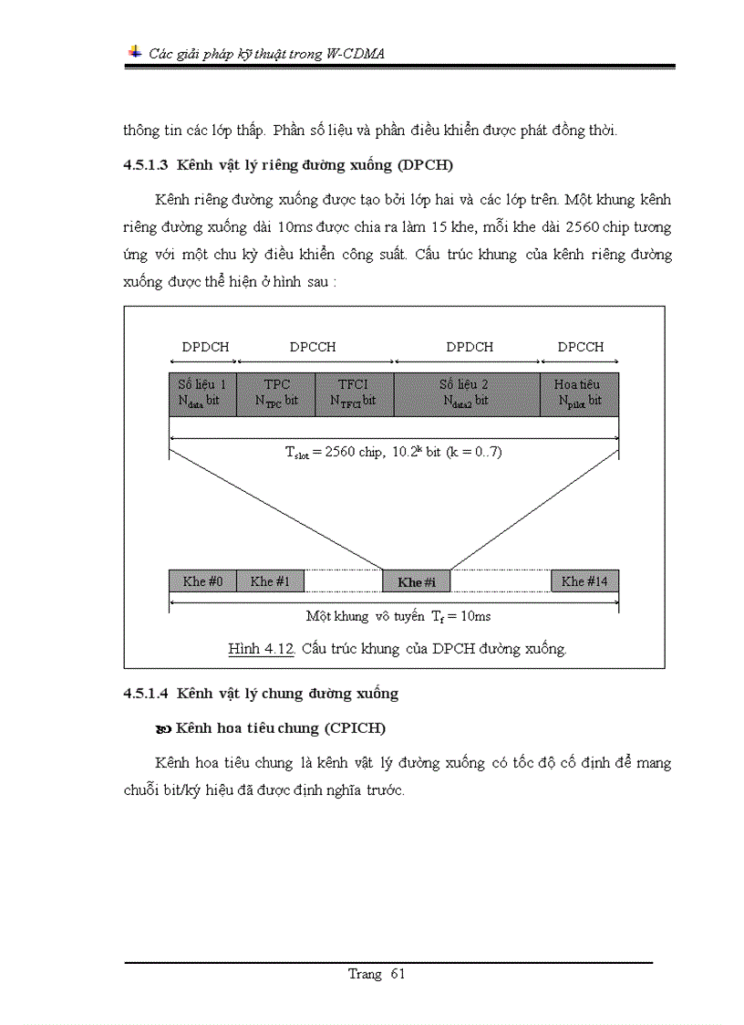 image for page Giới thiệu hệ thống thông tin di động GSM và Công nghệ di động thế hệ ba W CDMA