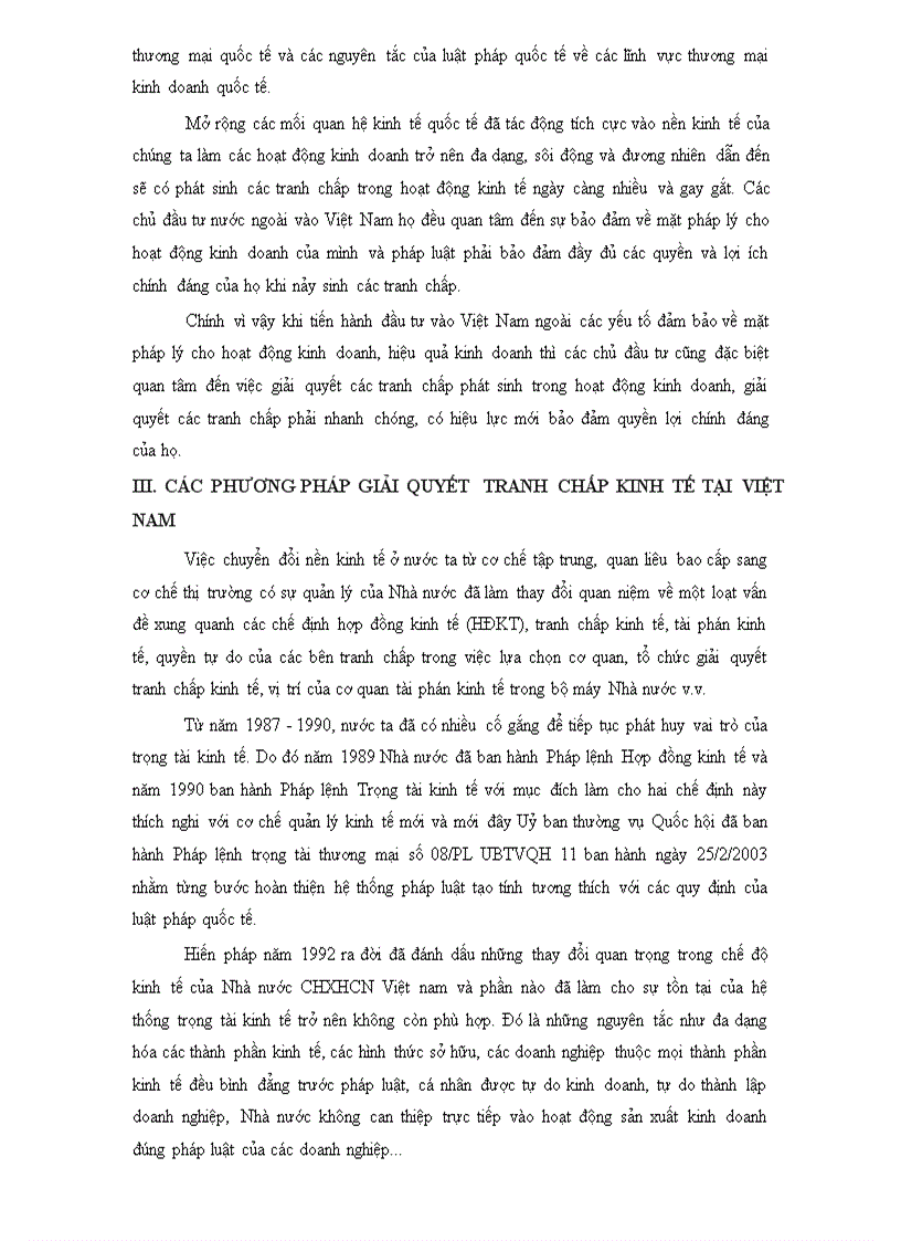 image for page Giải quyết tranh chấp kinh tế ở nước ta hiện nay thực trạng và giải pháp