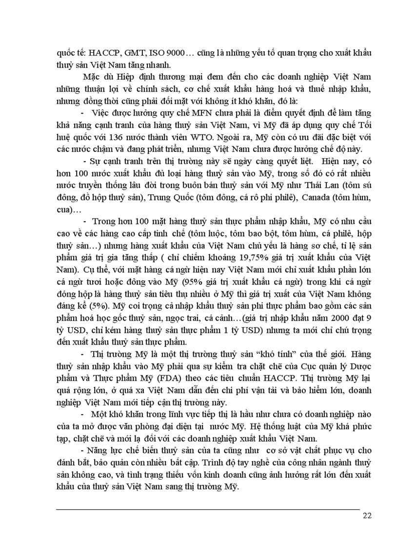 image for page Nghiên cứu những vấn đề lý luận và thực tiễn liên quan đến khả năng xuất khẩu thuỷ sản Việt Nam sang thị trường Mỹ