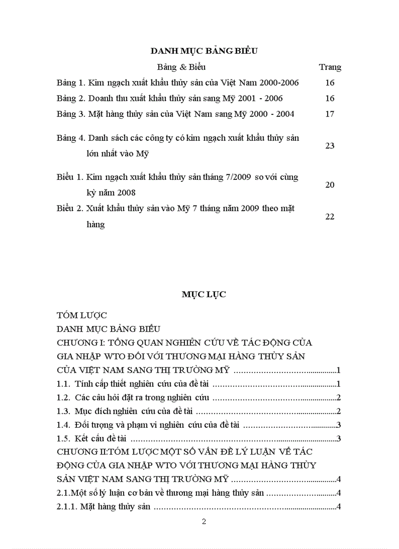 image for page Tác động của gia nhập WTO đối với thương mại mặt hàng thủy sản Việt Nam sang thị trường Mỹ